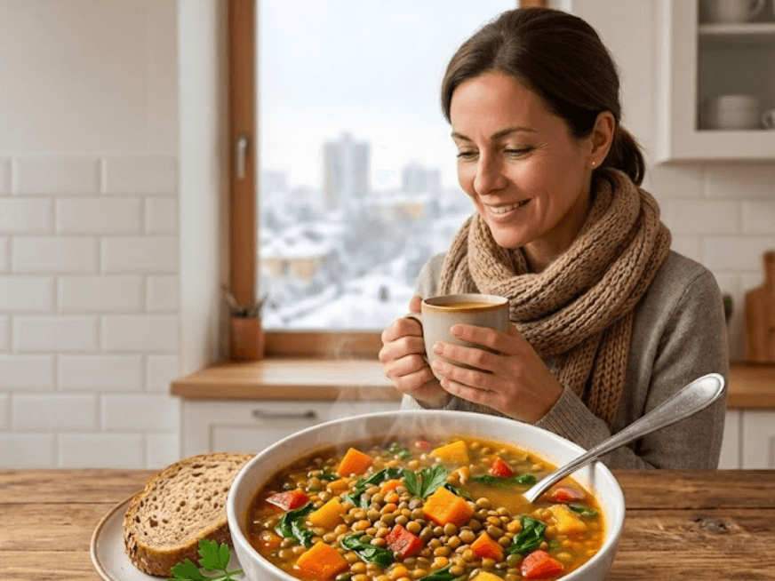 ¿Cambia nuestra forma de comer con el frío? Alimentación en invierno